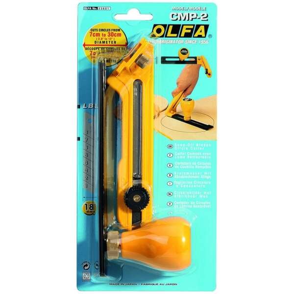 Olfa Heavy Duty Circle Cutter Dia 7-30cm with Blades OL-CMP-2