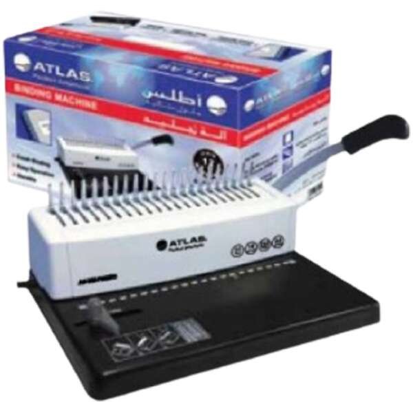 Atlas Manual Comb Punch&Binding Machine 10Sheet