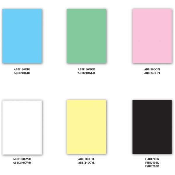 Bristol Card sheets (180gsm) A4 Size