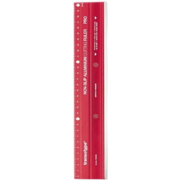 Transotype Aluminum Cutting Ruller Pro - Length 30cm