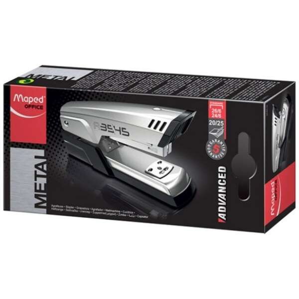 Maped Stapler 26/6 Half Strip Advanced Silver