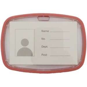 ID Card Holder Light Orange with Rubber