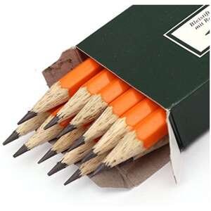 FABER-CASTELL Bonanza Black Lead Pencil 2Bwith eraser Pkt of 12