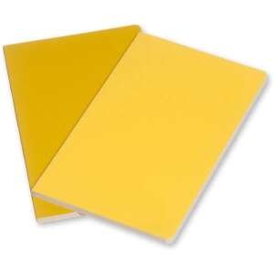 Moleskine Volant Plain Large Notebook Set of 2 Bright Yellow