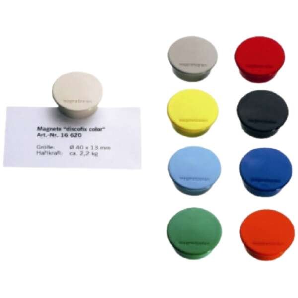MAGNETOPLAN MAGNETIC – DISCOFIX COLORS (40mm Dia) GREEN