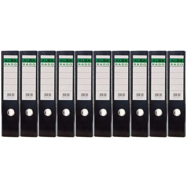 Alba Rado - Box File Broad A4
Black Marble