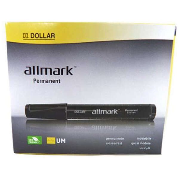 Dollar Allmark 
Permanent Marker
Bullet Tip