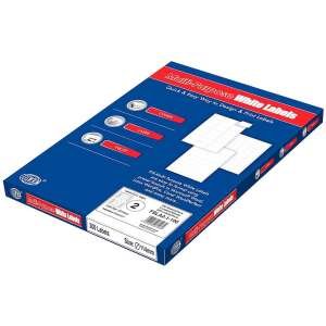 FIS - Multi Purpose White Label A4 Size
89 X 41 mm (14 Stickers x 100 Sheet)
FSLA14-4-100
