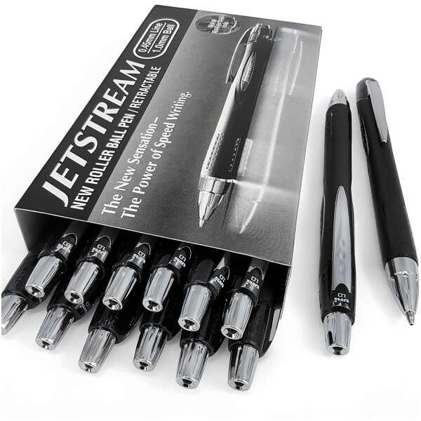 Jetstream Sport                                                              New roller ball pen retractable                                            1.0mm